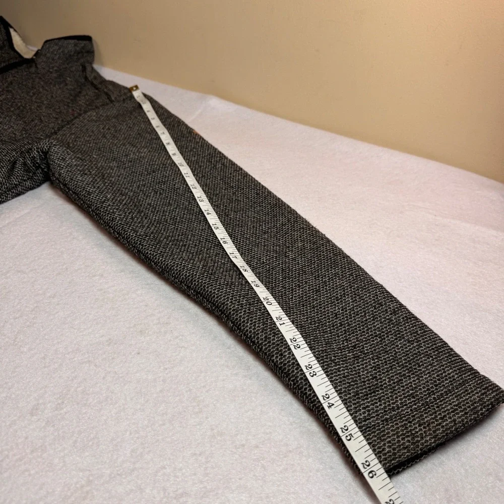 Orvis Men XL Classic‎ Collection Gray Textured Sherpa 1/4 Zip Pullover Jacket